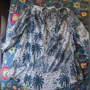 H&M Tropical Print Swimsuit Beach Dress Coverup